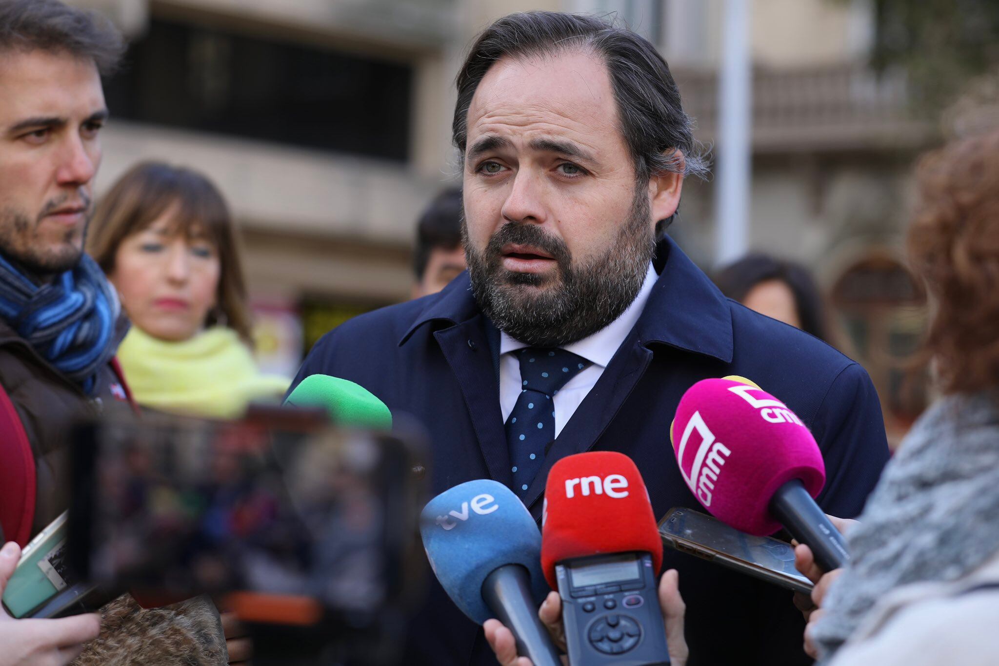 Paco Núñez ha atendido a los medios este lunes en Albacete
