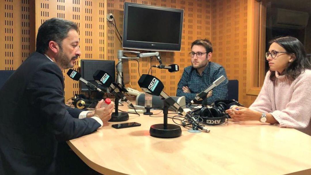 Àngel Canosa als estudis de Ràdio Girona