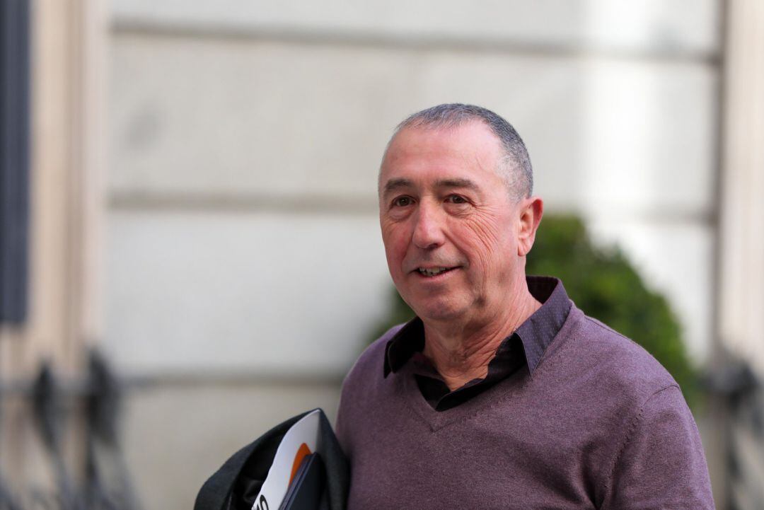 El diputado de Compromís Joan Baldoví llega al Congreso de los Diputados para la segunda votación para la investidura del candidato socialista a la Presidencia del Gobierno en la XIV Legislatura, en Madrid.