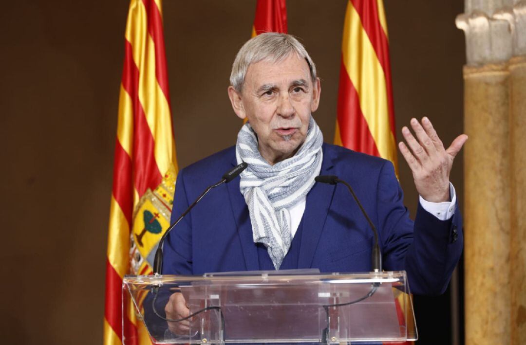 Joaquín Carbonell, durante su discurso