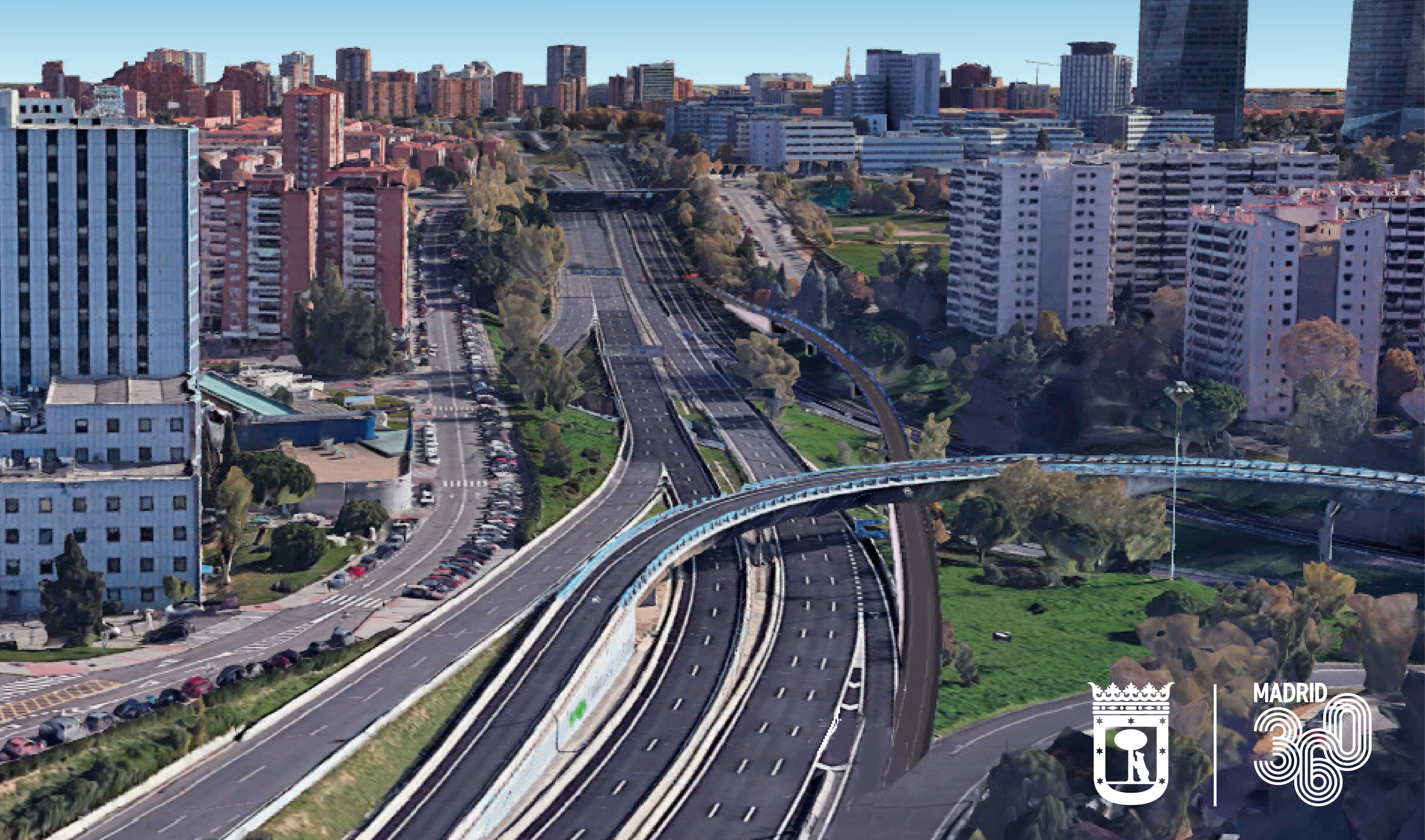 El nuevo viaducto del Nudo Norte supondrá un acceso directo para los conductores procedentes de Colmenar Viejo y Tres Cantos por la M-607