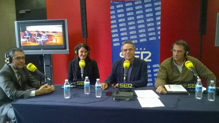 Juan Espadas, Bárbara Gómez Aguilera, Salomón Hachuel y Enrique Torralva