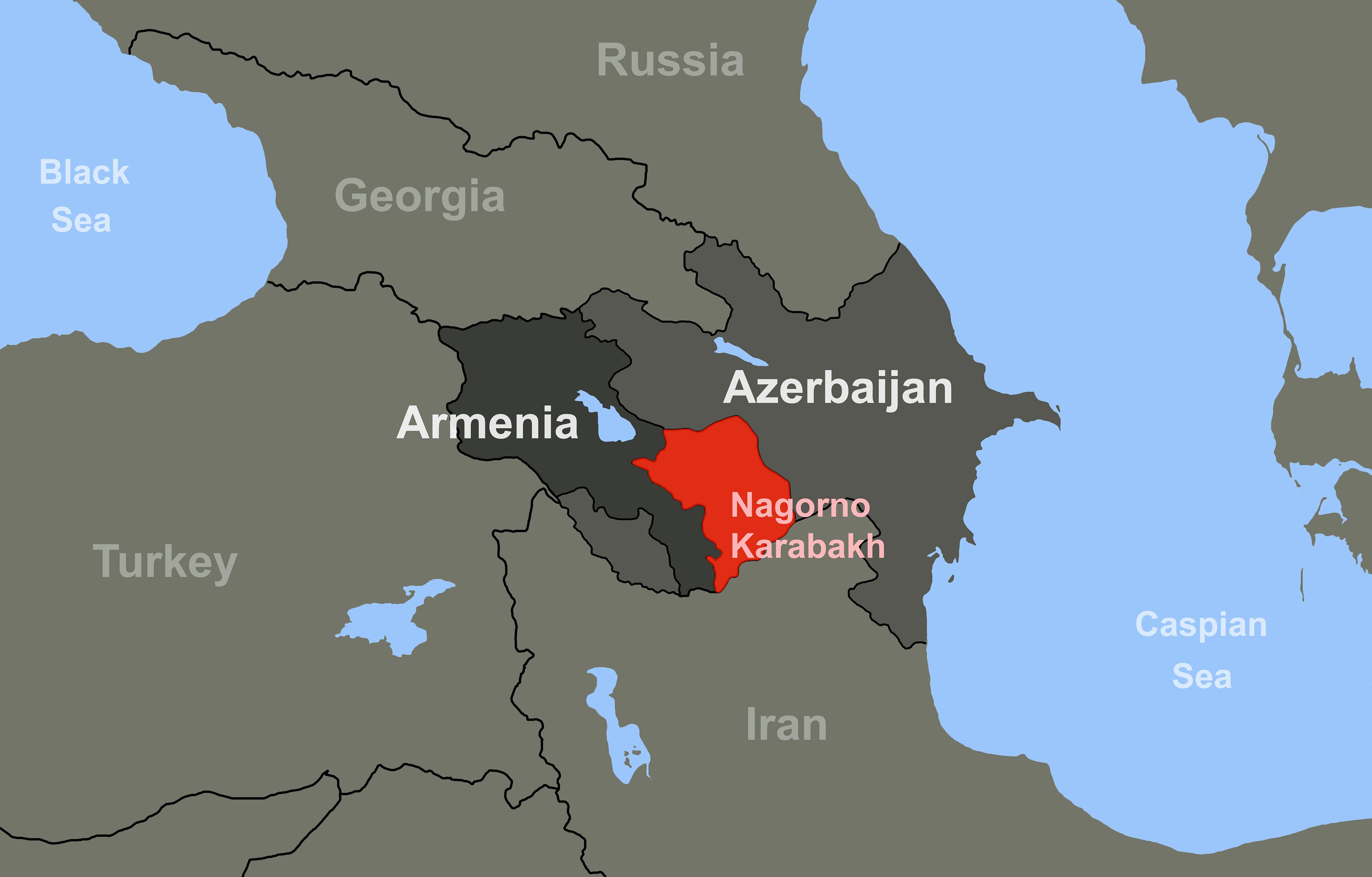 Conflicto entre Armenia y Azerbaiyánen Nagorno Karabaj.