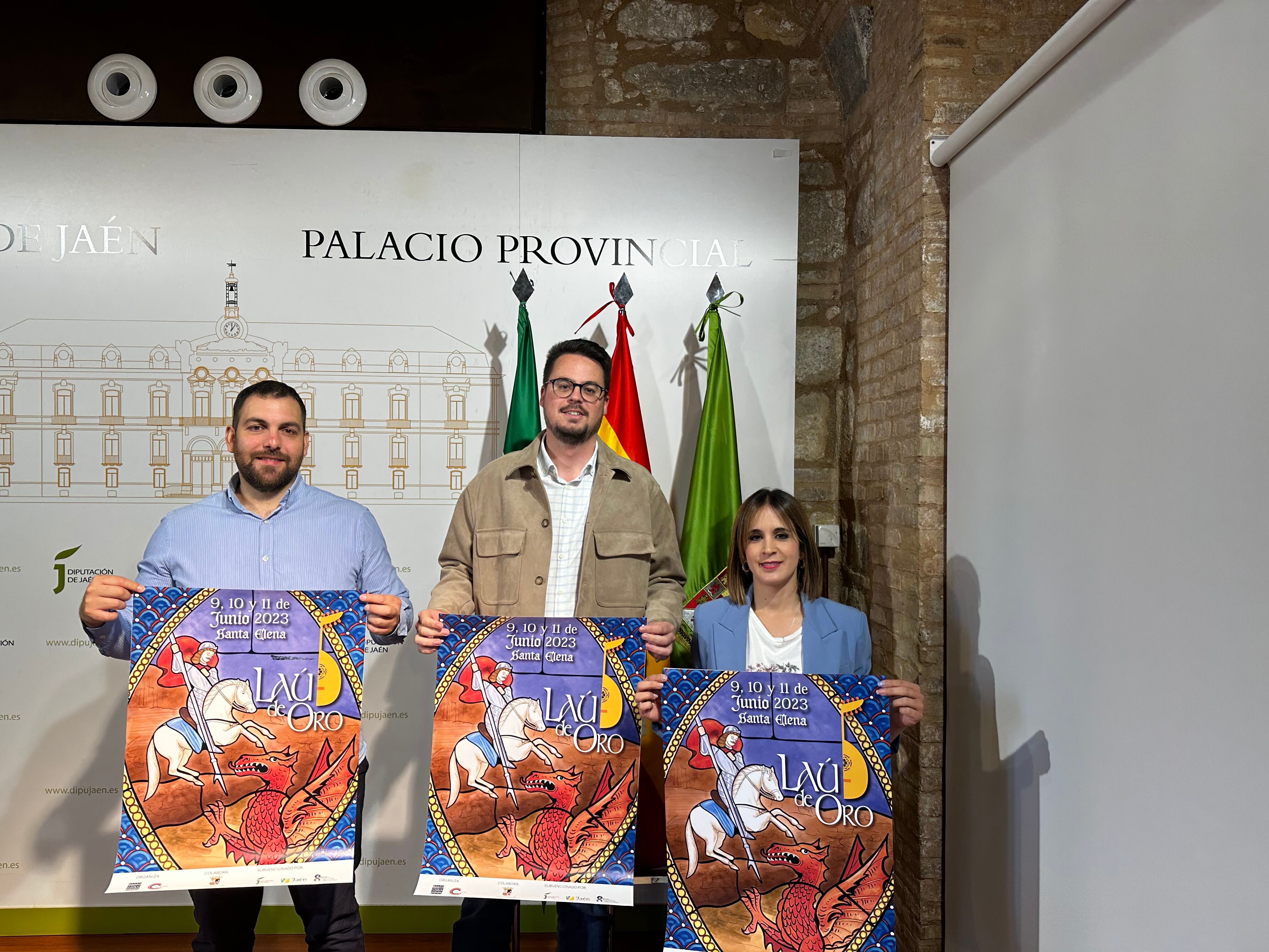 Presentación de la tercera edición del Laúd de Oro en el Palacio Provincial.