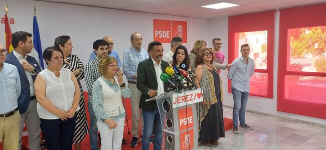 Presentación de la candidatura de José Antonio Díaz a la secretaría local del PSOE