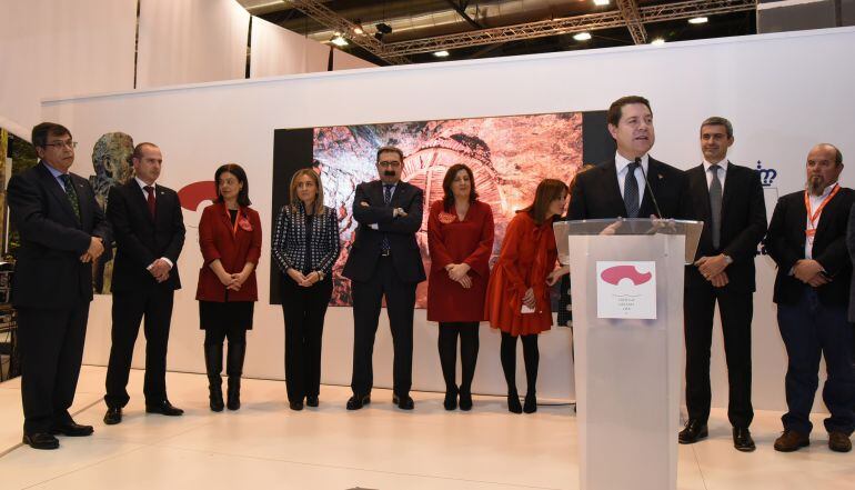 El presidente de Castilla-La Mancha, Emiliano García Page en FITUR