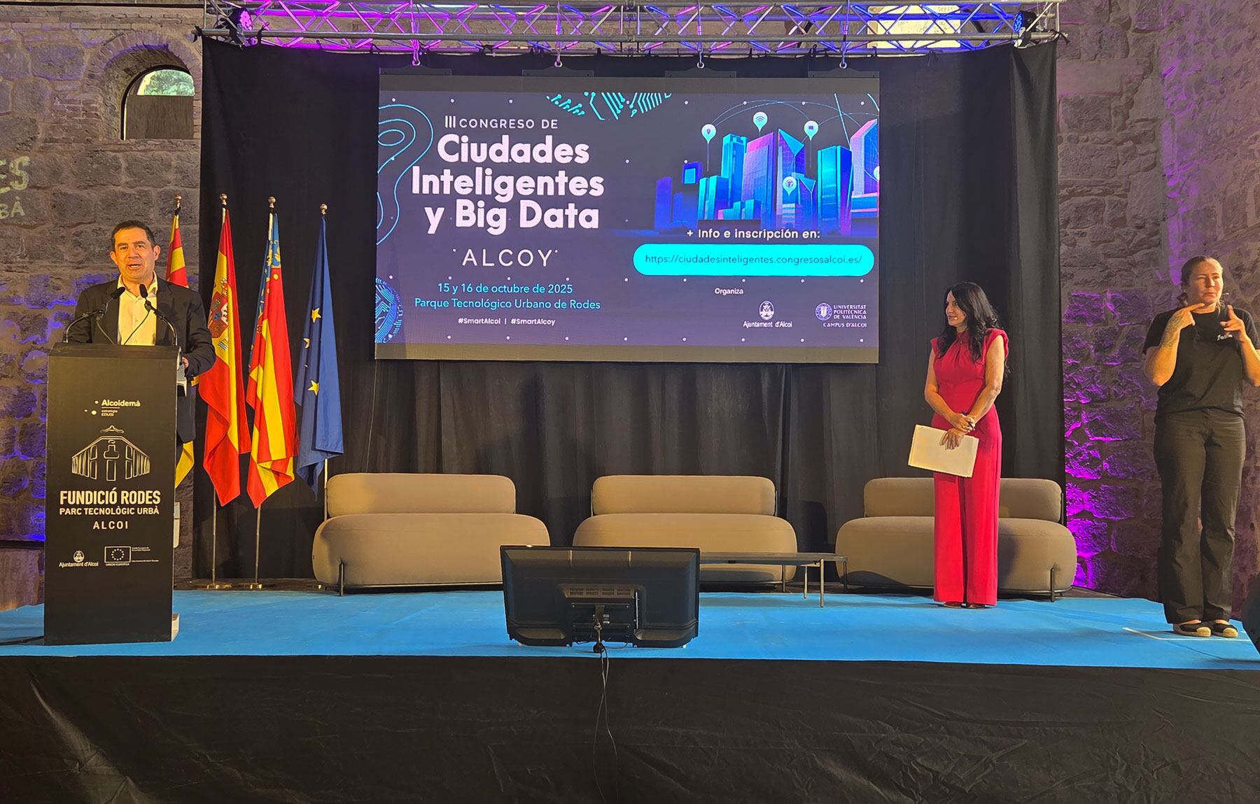 Toni Francés durante su intervención en el inicio del Congreso