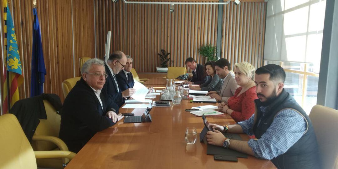 Miembros de la comisión de Limpieza Viaria