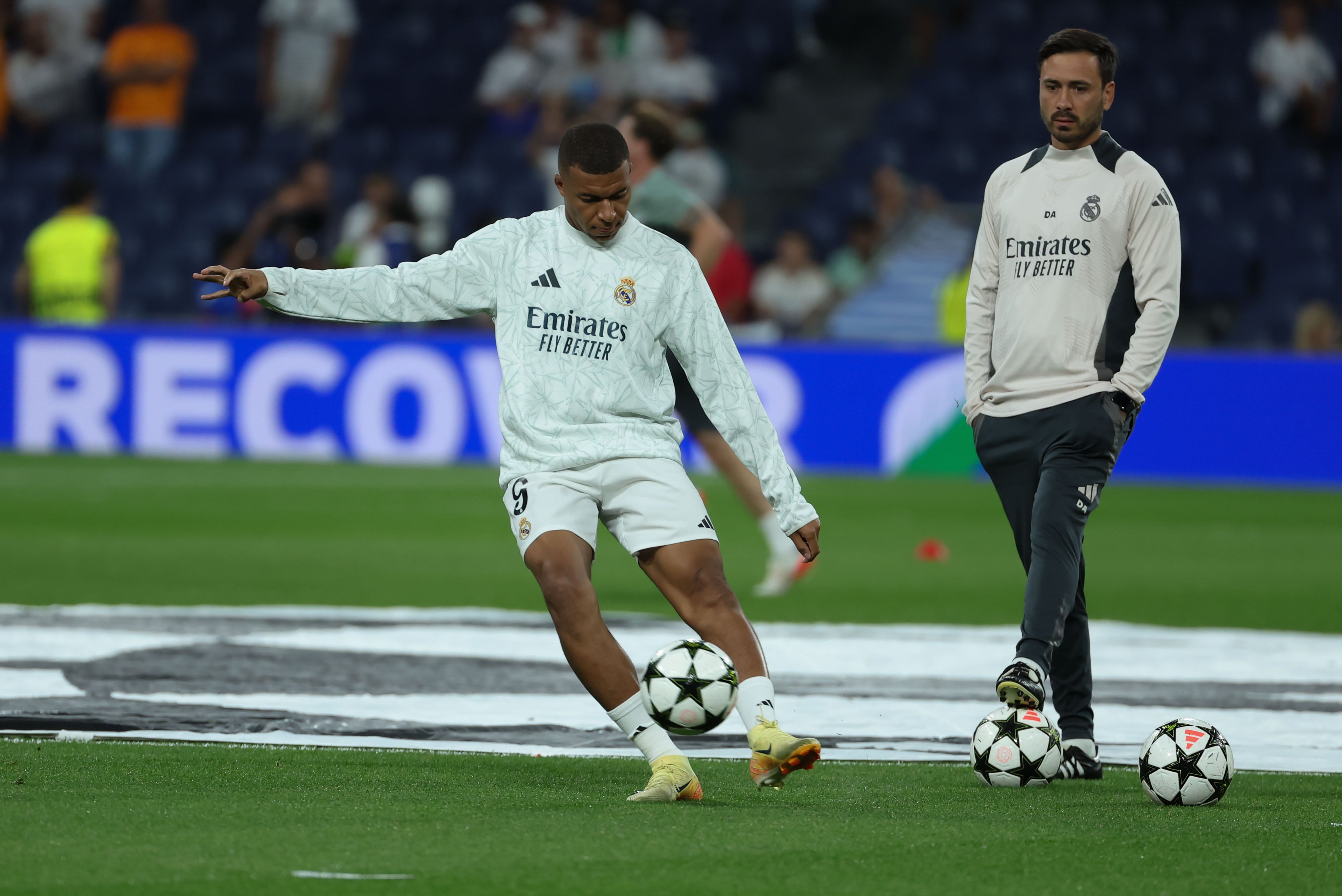 El delantero francés del Real Madrid, Kylian Mbappé