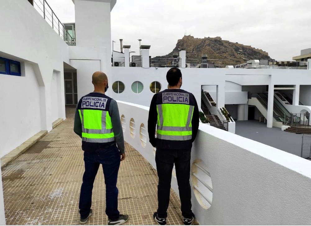 Zona de ocio del puerto de Alicante/Policía Nacional