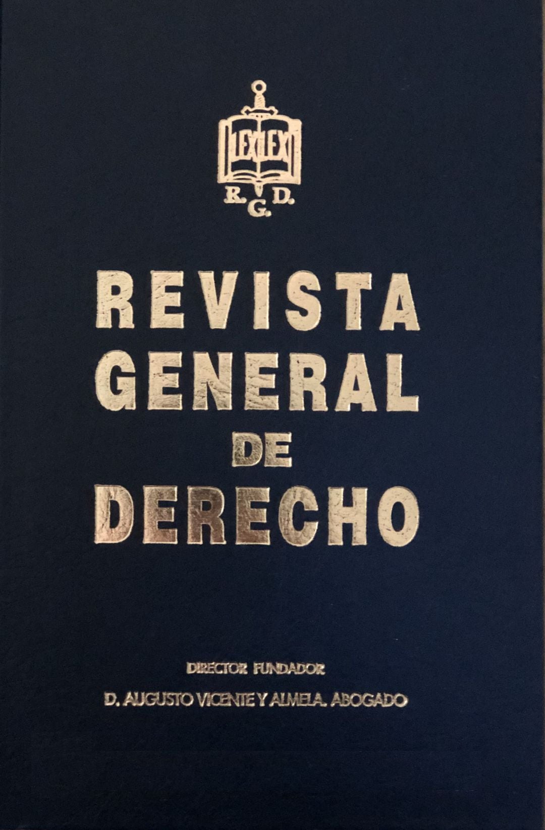 Portada de la Revista General de Derecho jurídico