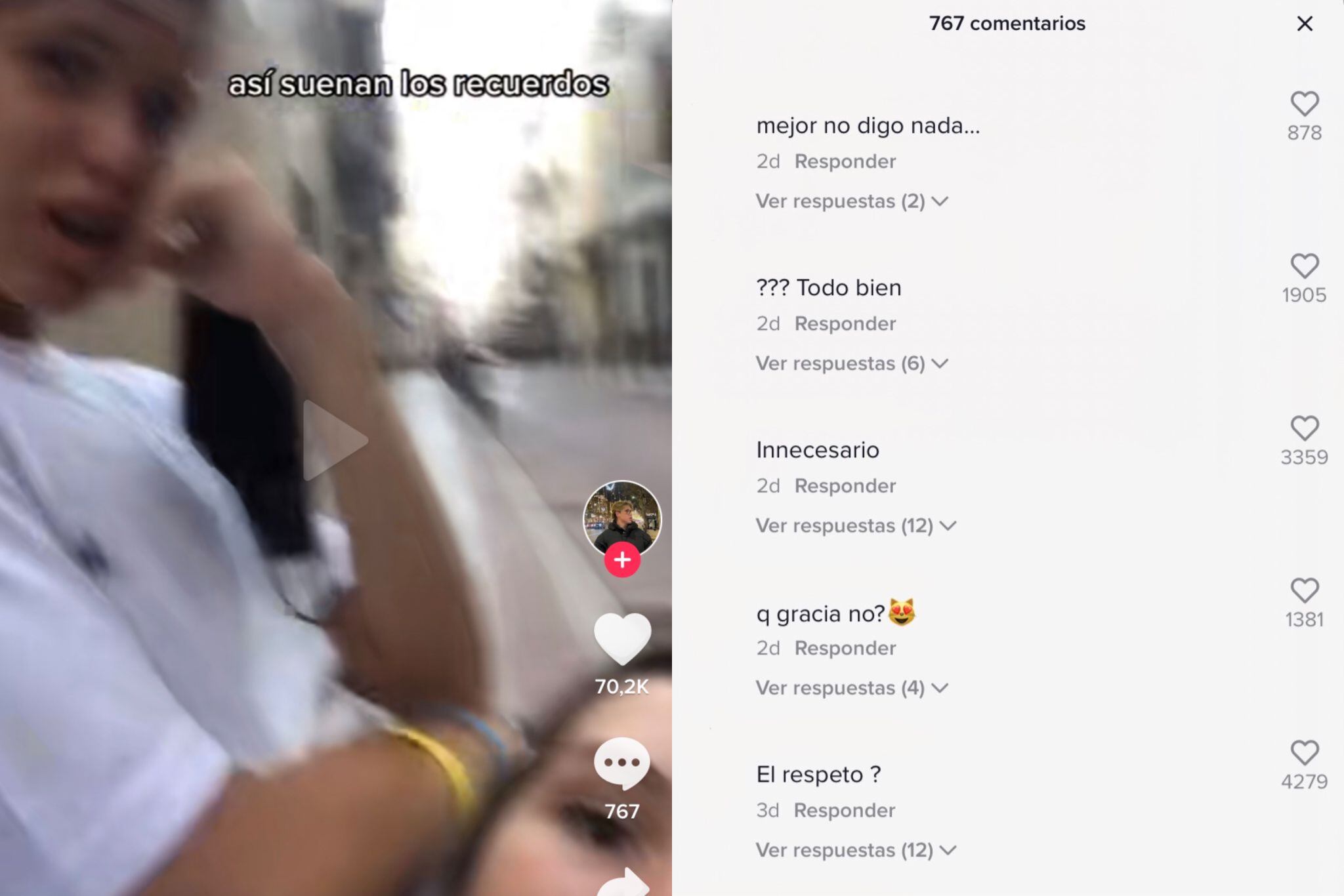 Algunos de los comentarios que se pueden leer en la publicación