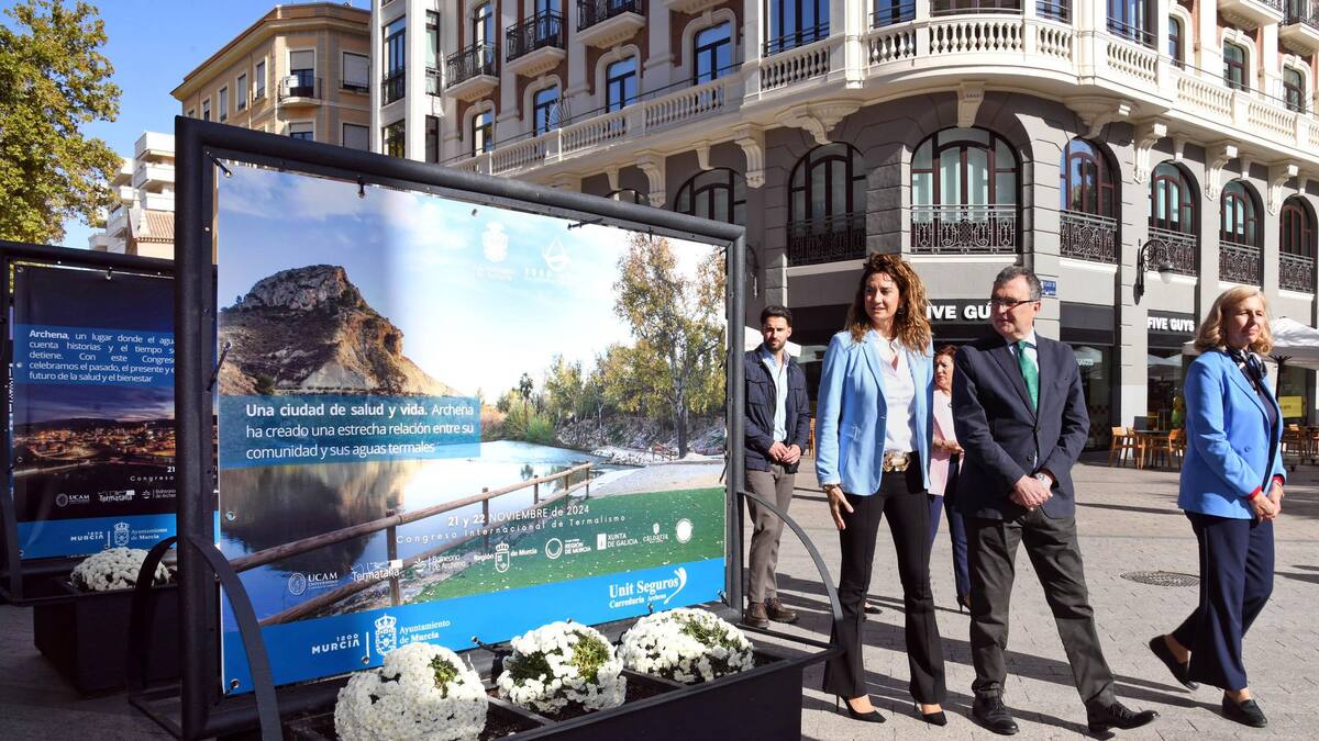 Murcia acoge una exposición como antesala del Congreso Internacional de Termalismo que se celebra esta semana en Archena