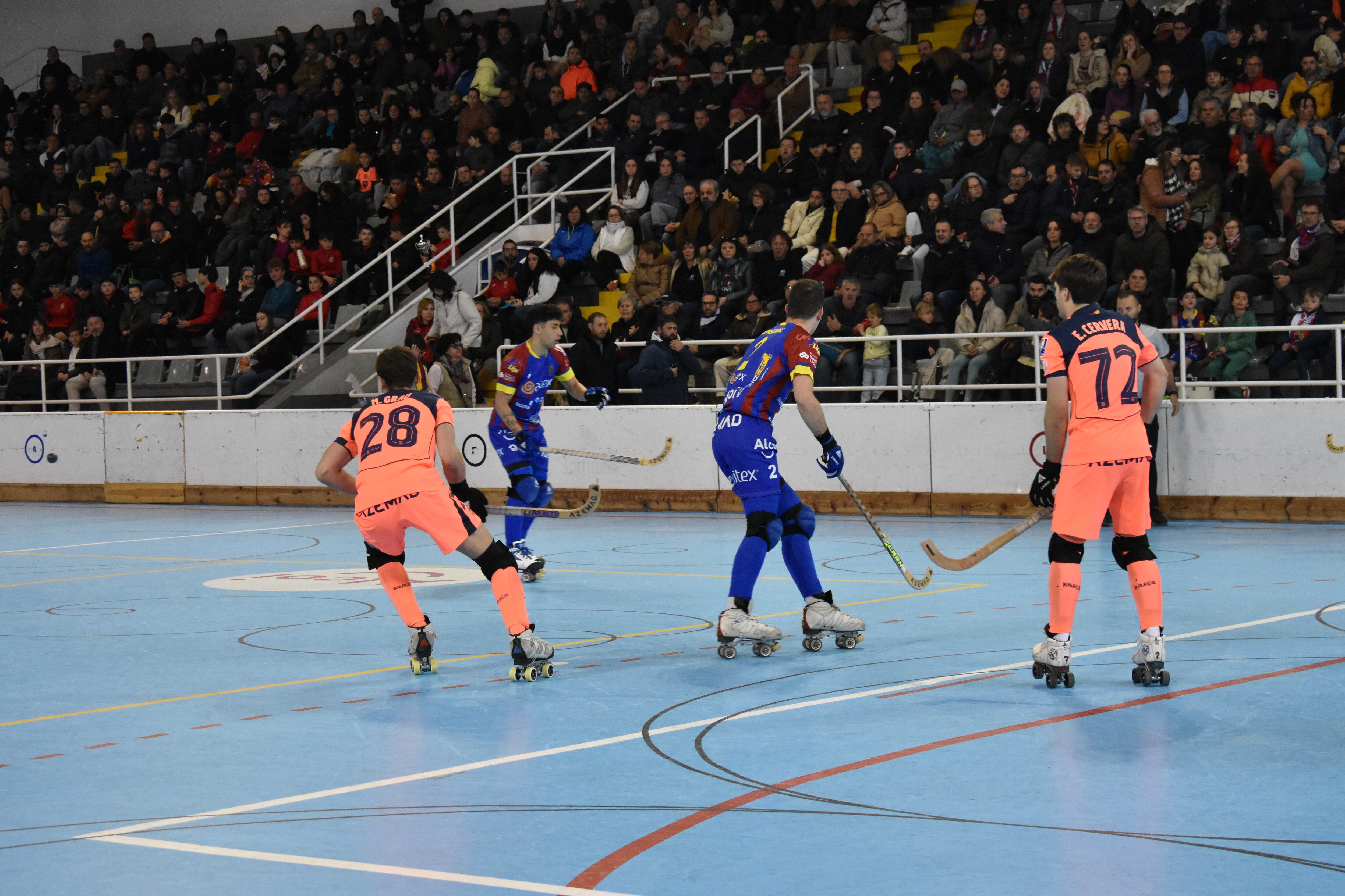 Momento del partido PAS - Barça