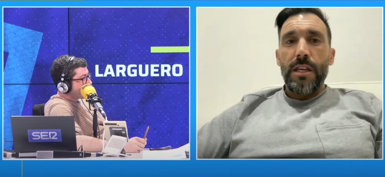 Eder Sarabia, en El Larguero con Álvaro Benito