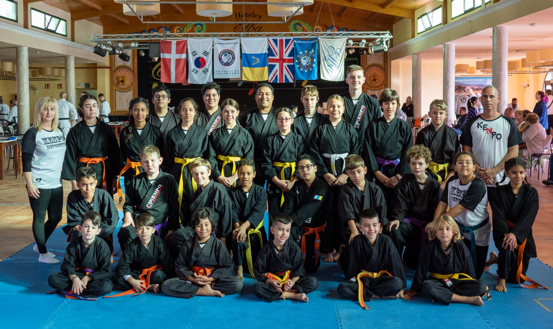 Integrantes del Kenpo de Playa Blanca, Lanzarote.