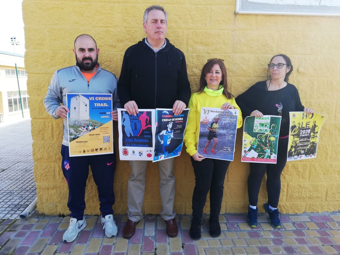 En la presentación han participado los concejales de Deportes de Teba y Ronda así como la empresaria Mari Montes