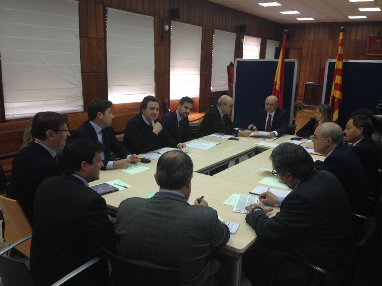 Sala de govern del TSJC reunida aquest dimarts a Tarragona