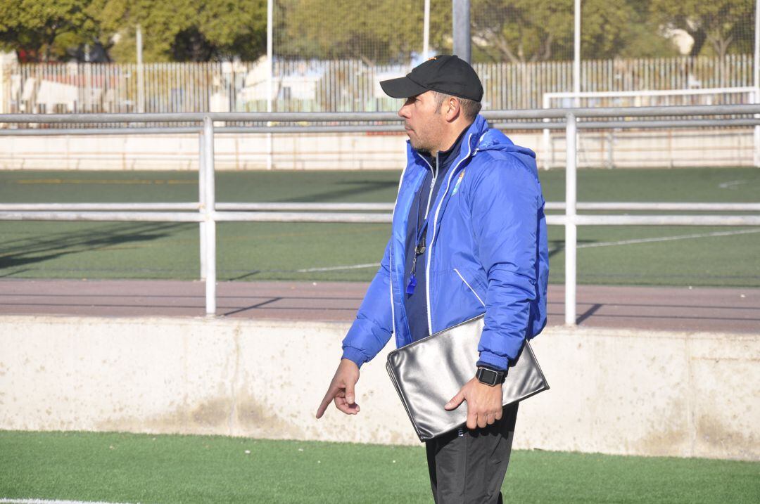 Juan Carlos Gómez durante un entrenamiento esta temporada 