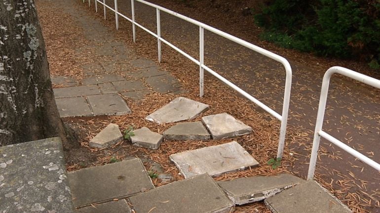 Aspecto del paseo de Bouzas