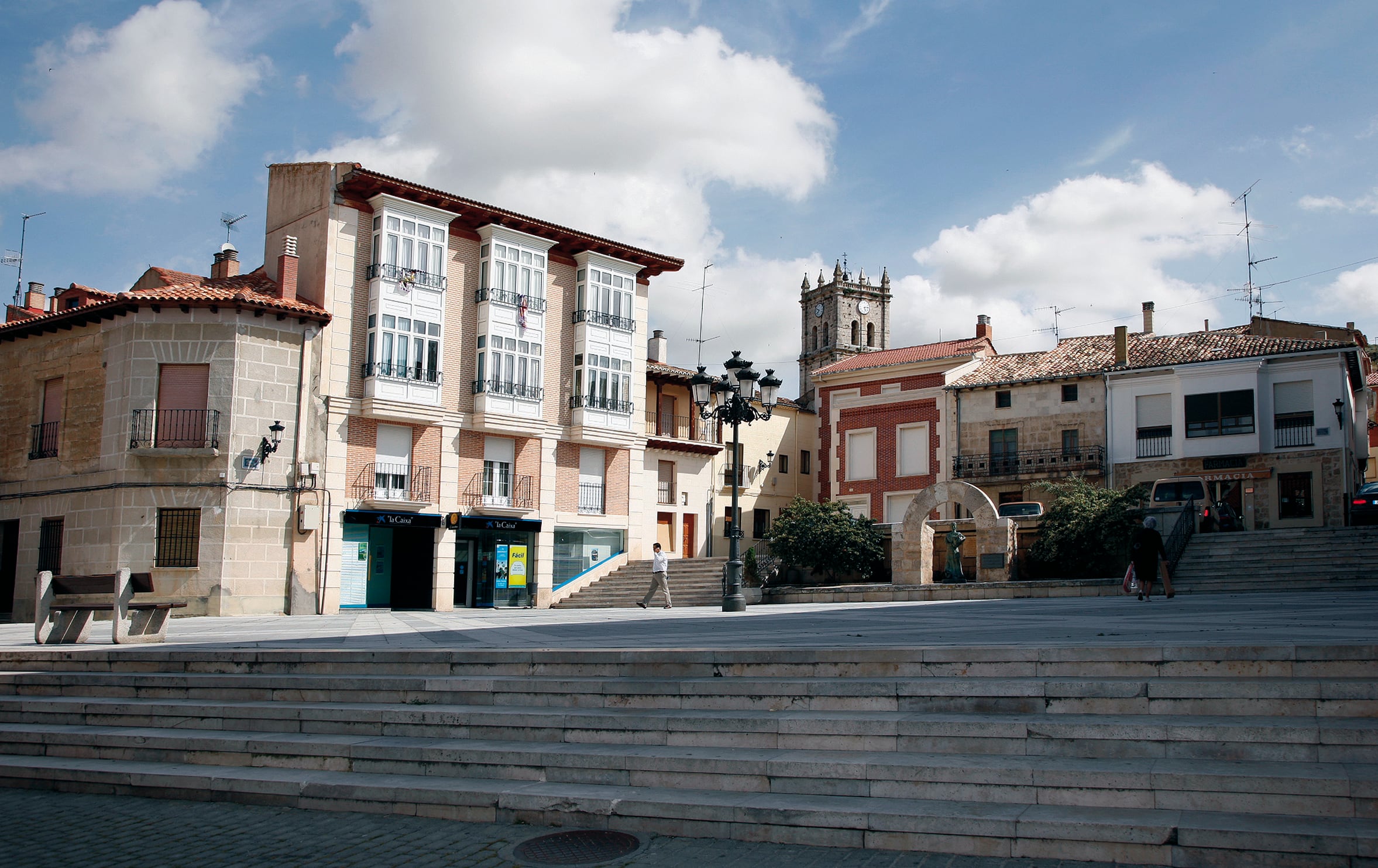 Plaza de España en Baltanás