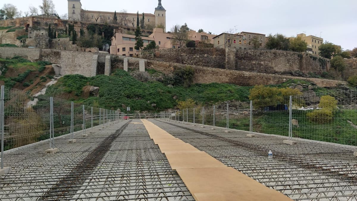 El final de las obras del puente nuevo de Alcántara de Toledo se retrasa: estos son los motivos