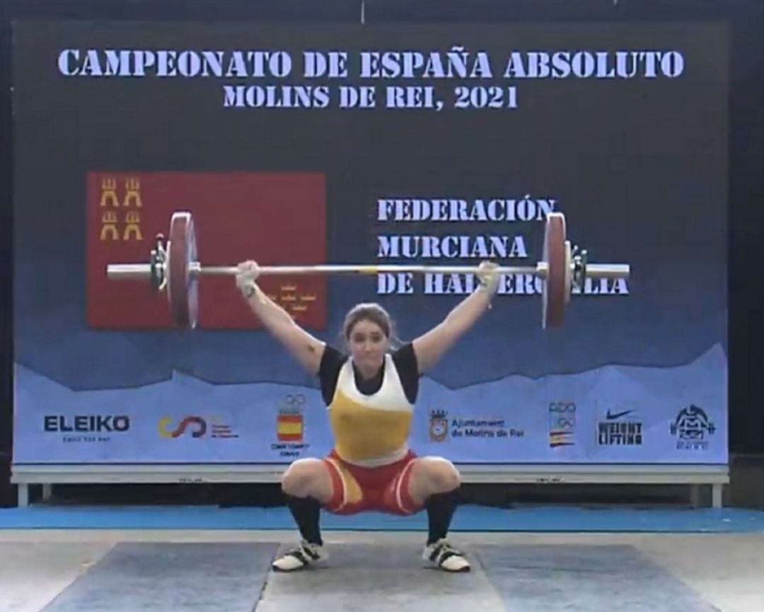 Clara Sánchez en el Campeonato de España