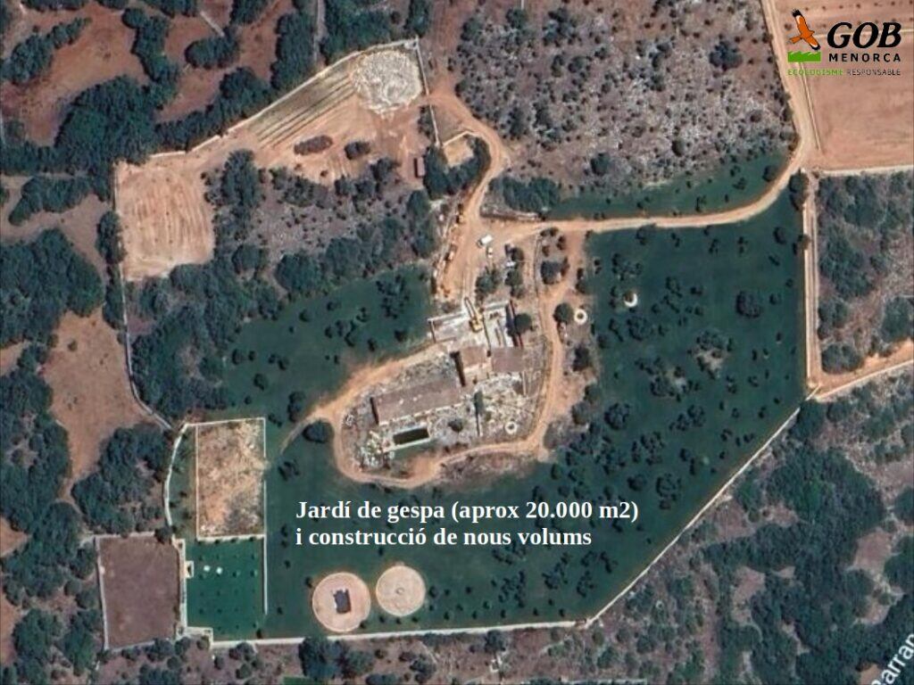 Imatge aeria proporcionada pel GOB