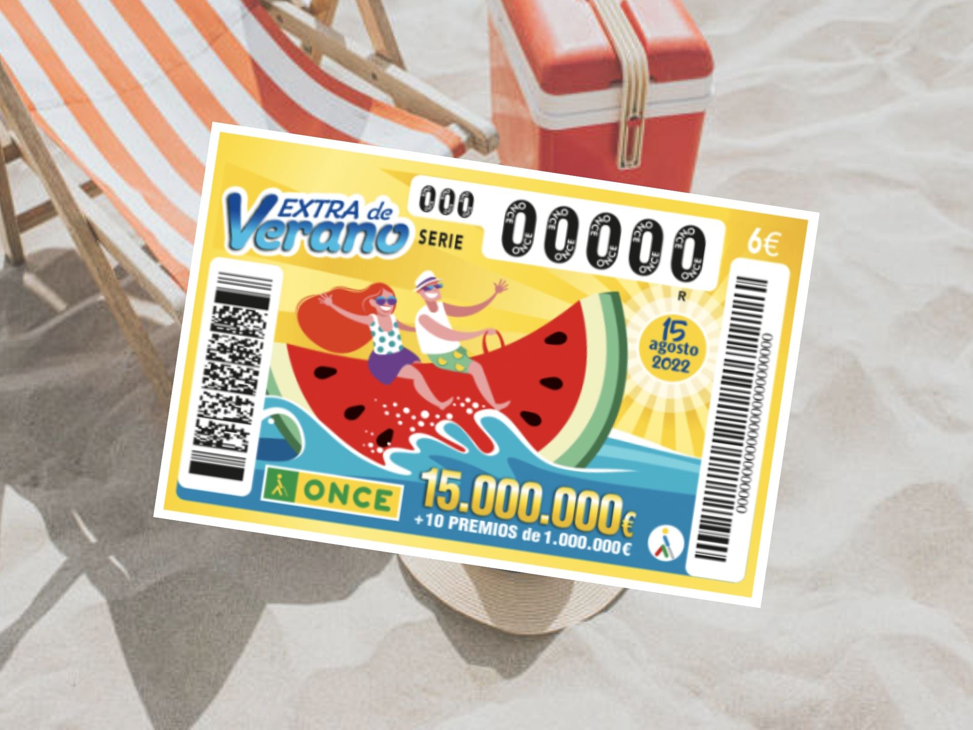 El gran ganador del Sorteo Extra de Verano de la ONCE se puede llevar 15 millones de euros