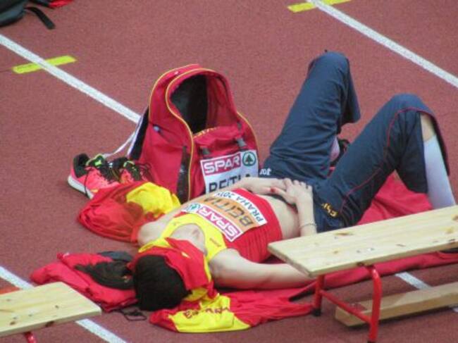 Beitia se lamenta tras no lograr medalla