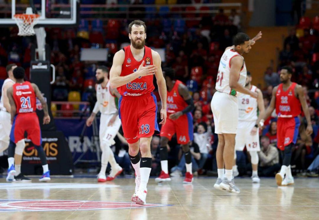 Sergio Rodríguez fue el jugador más destacado del primera partido de la serie