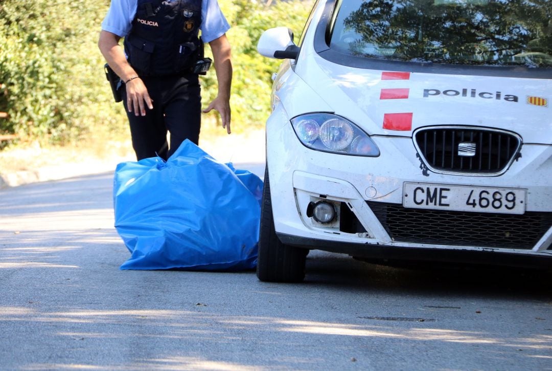 Els Mossos han tallat diverses plantes de marihuana del jardí on ha aparegut mort l'home de 41 anys