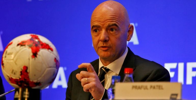 El presidente de la FIFA Gianni Infantino.