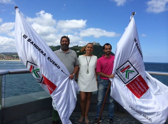 Momento de la presentación de la III Bandera Eusko Label