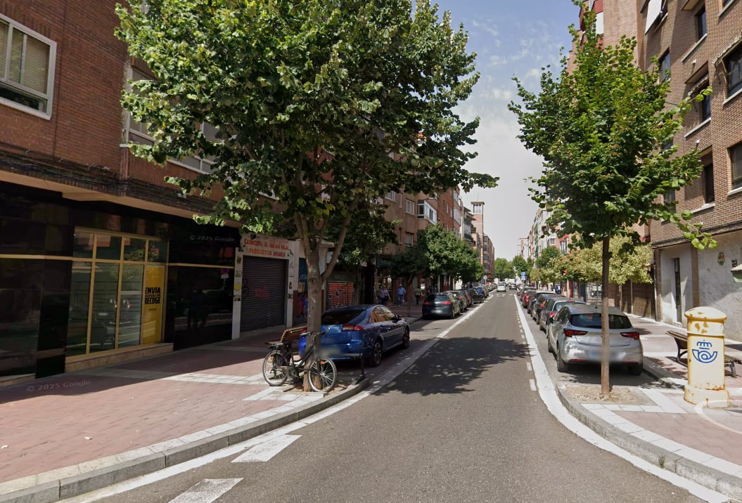 Calle Canterac, en el barrio de Delicias, en Valladolid