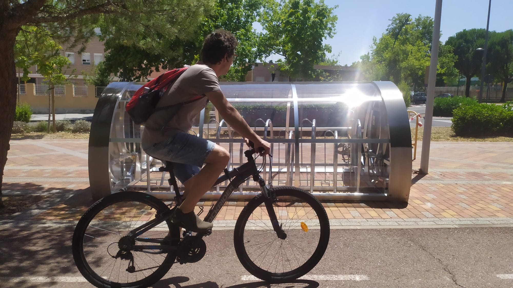 Aparcamientos automatizados para bicicletas en Tres Cantos.