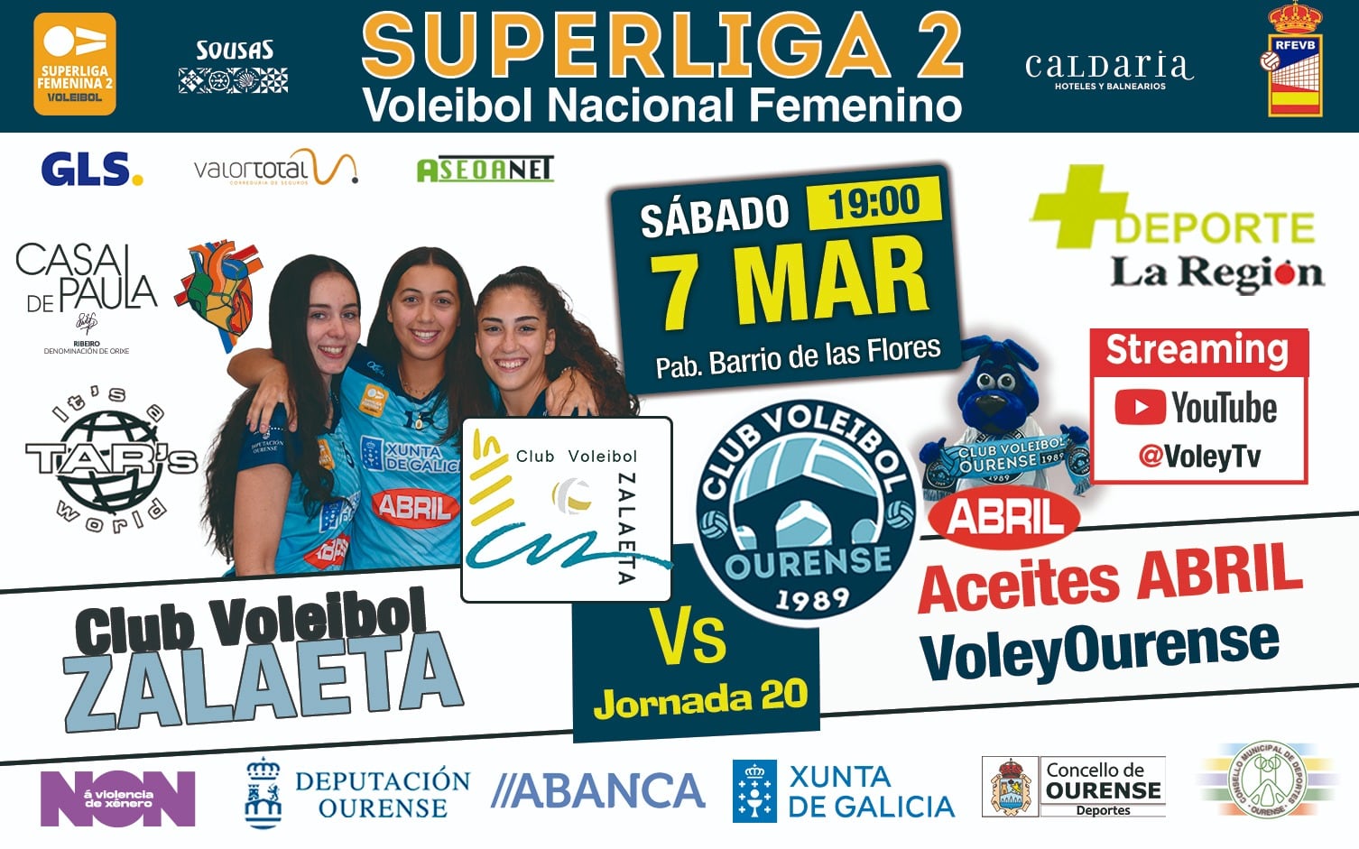 La permanencia en juego en un derbi entre Zalaeta y VoleyOurense de altos vuelos