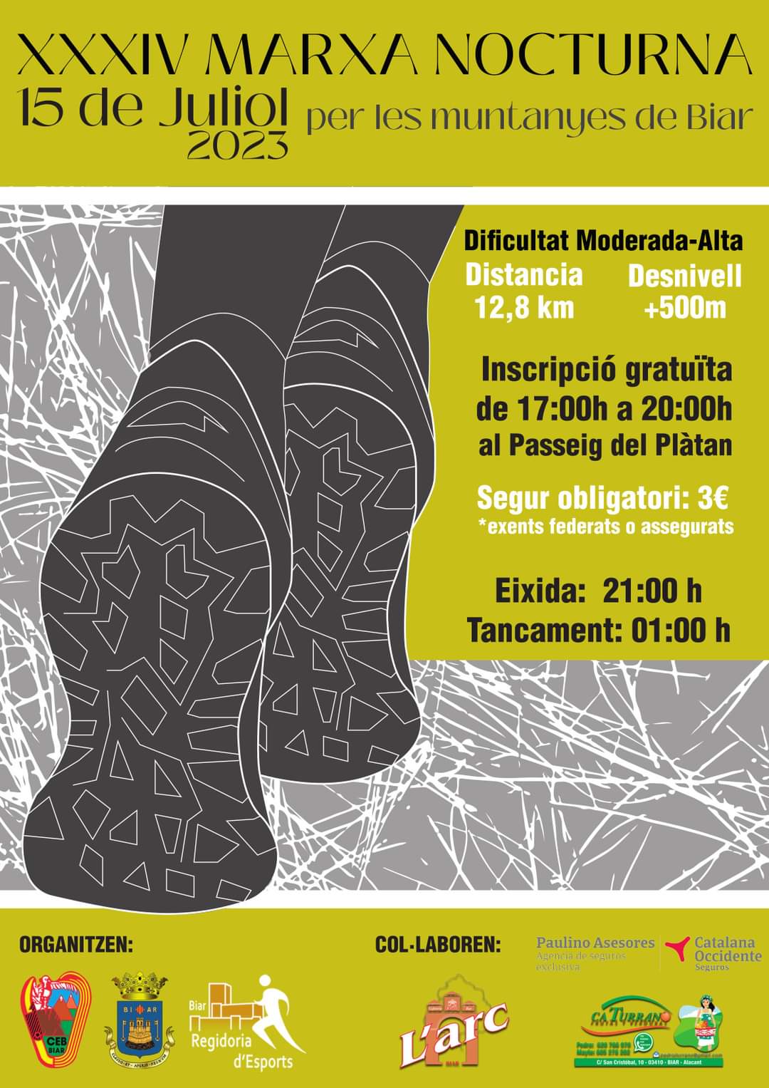 Cartel de la marcha nocturna