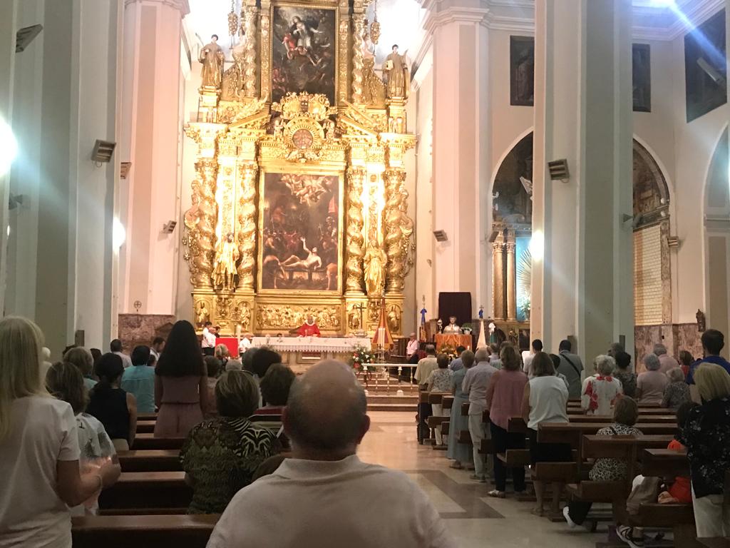 Aspecto que ofrecía la Basílica de San Lorenzo