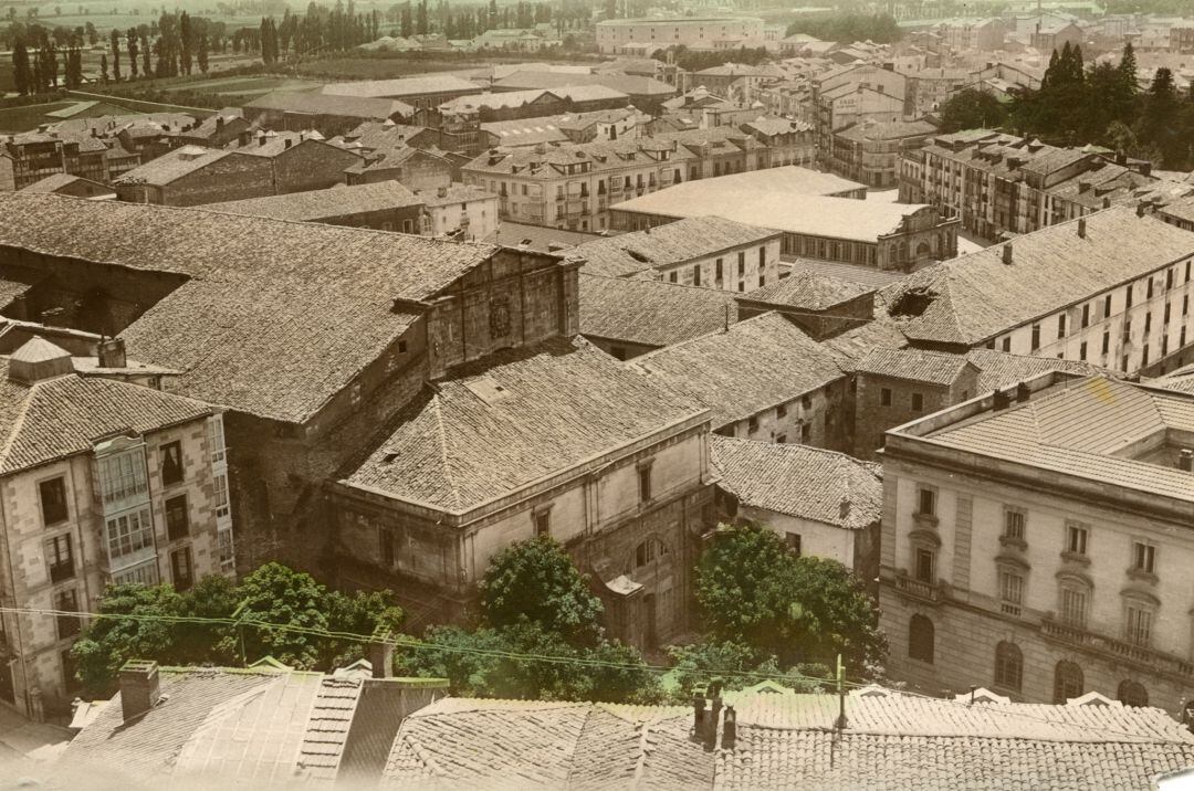 Foto del convento desaparecido en 1930