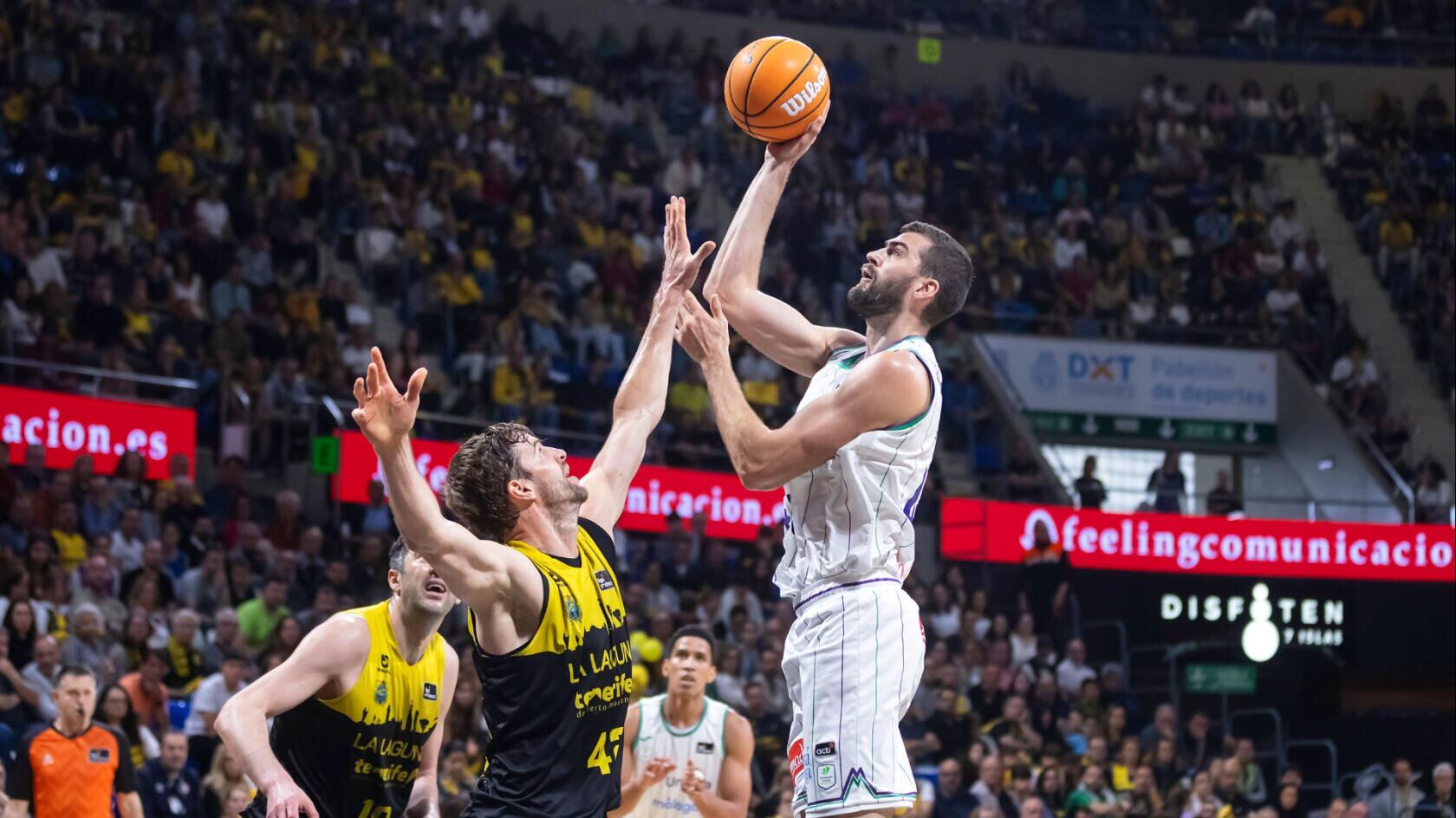 Kravish intenta un lanzamiento en el partido de la temporada pasada