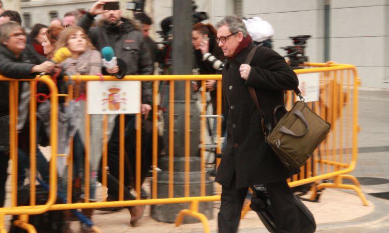 Jordi Pujol Ferrusola a la porta de l'Audiència Nacional