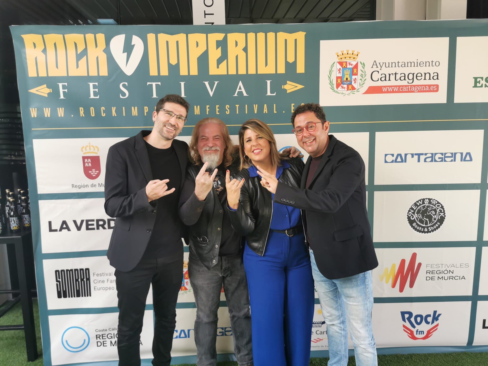 Rafa Basa en la presentación del Rock Imperium