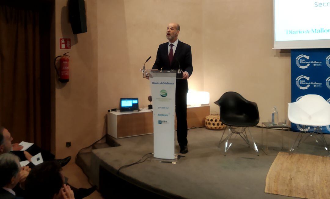 El secretario de Estado de Energía, José Domínguez, en Palma.