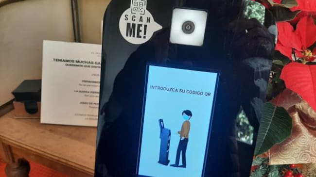 Scaner para pasar el código QR del pasaporte Covid