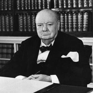 El antiguo primer ministro británico Winston Churchill.