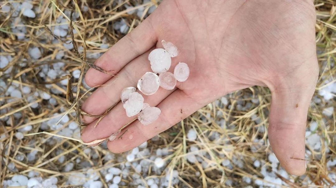 La última tormenta de granizo ha afectado especialmente a la zona limítrofe con Ávila, San Pedo de Gaillos, Condado de Castilnovo y Boceguillas