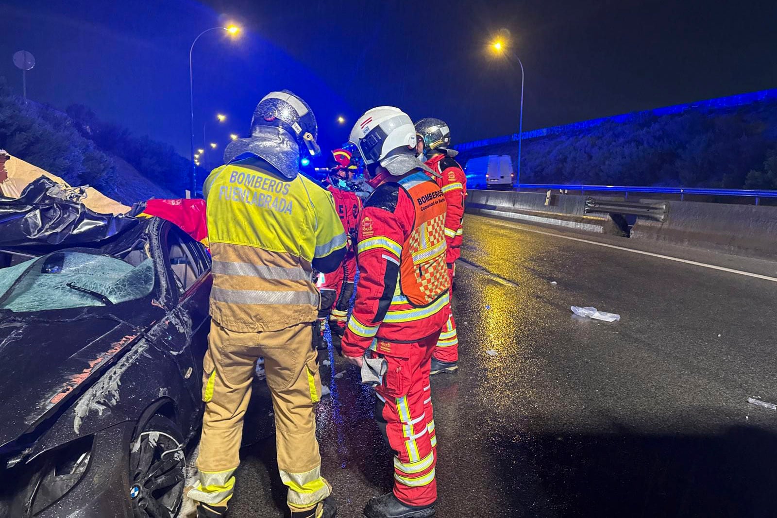  El suceso ocurría en el kilómetro 12 de la M-506 en Fuenlabrada