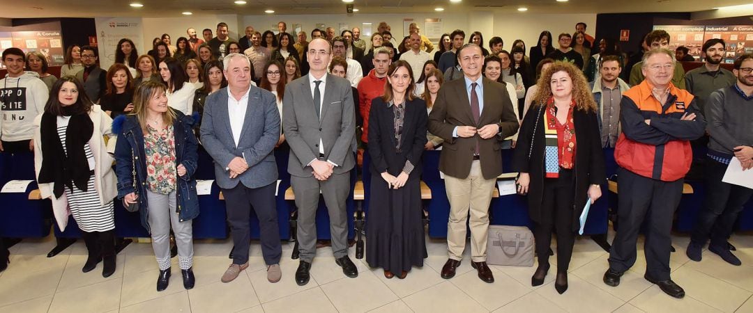 Participantes en la entrega de premios