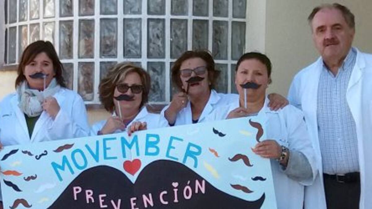 El Centro de Salud de Navamorcuende se suma de nuevo a ‘Movember’